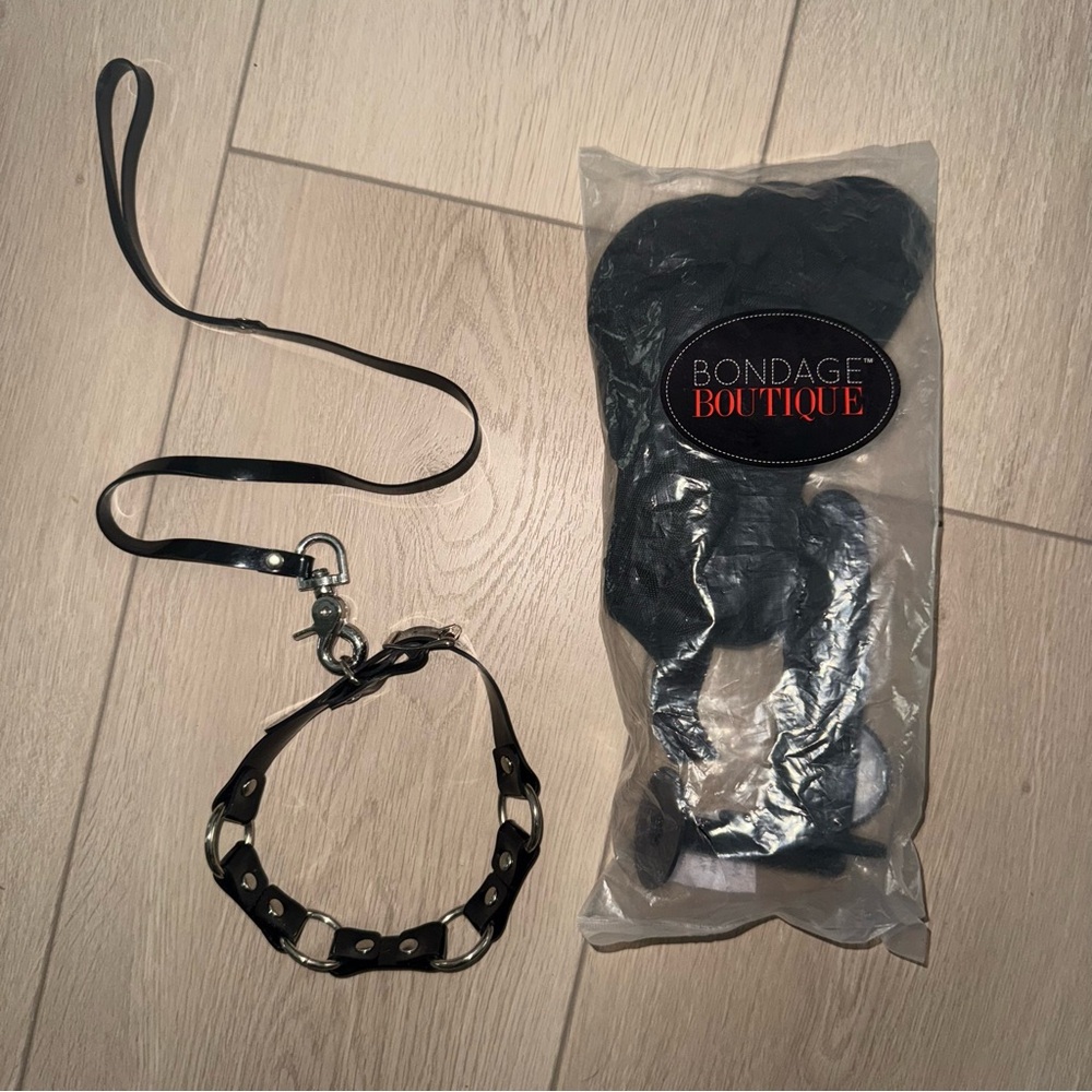 Bondage Boutique Bedroom Toys Collar/Leash, Harness